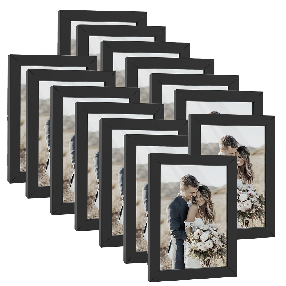 Engraved Wood Frame - 14 cornici per foto da 4x6