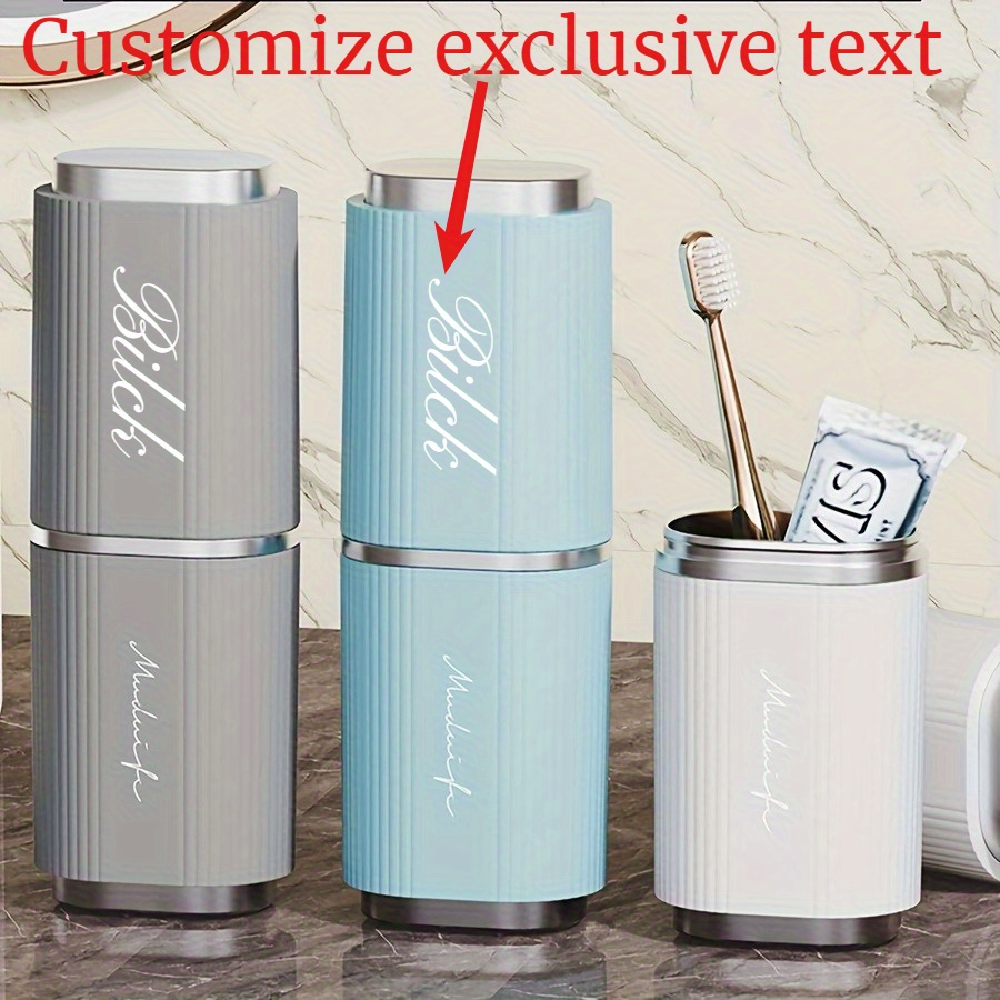 Personalized Name Box - Scatola portaoggetti portatile per spazzolino con