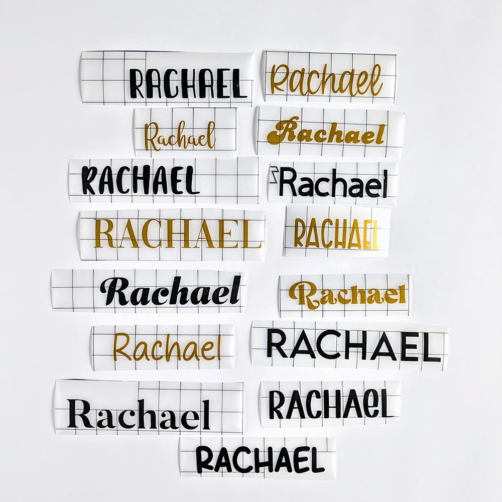 Personalised Candle Label - Adesivi in Vinile Personalizzati con Nome,