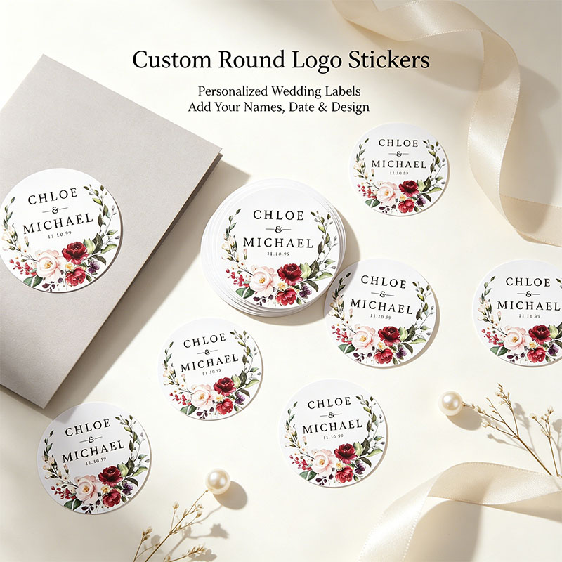 Personalized Name Box - Etichette Personalizzate con Nomi e Data,