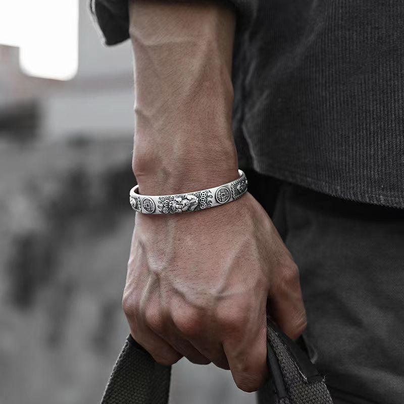 Coordinates Bracelet - Classico retrò mitologia cinese Bestia fortunata