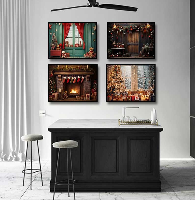 1 pezzo di poster natalizio gr - Family Tree Print recensione e prezzo