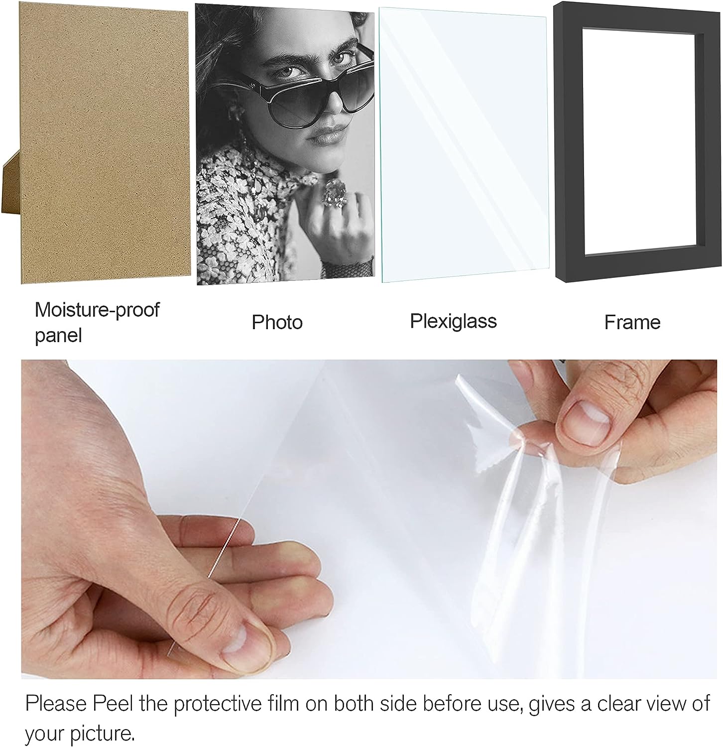 14 cornici per foto da 4x6 pol - Engraved Wood Frame recensione e prezzo
