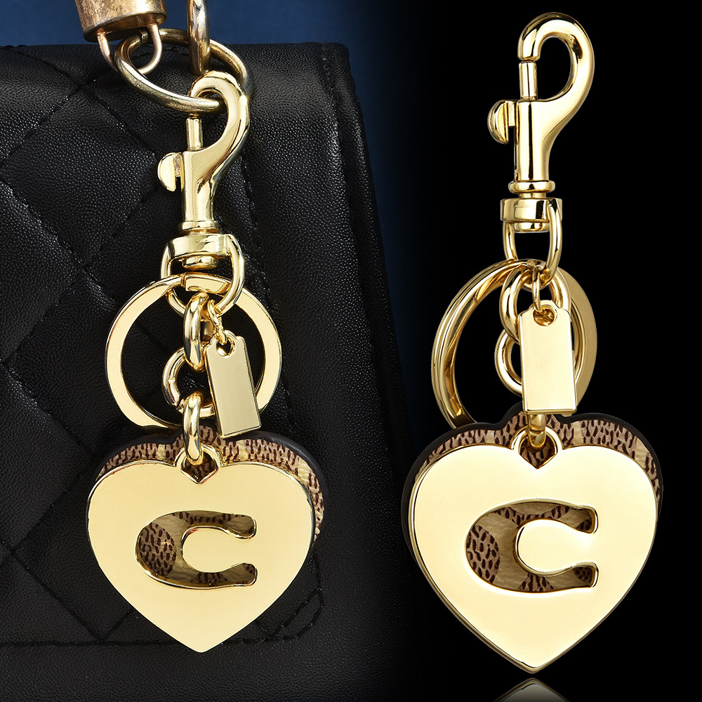 Ciondolo per Borsa a Cuore con - Monogram Keychain Leather recensione e prezzo