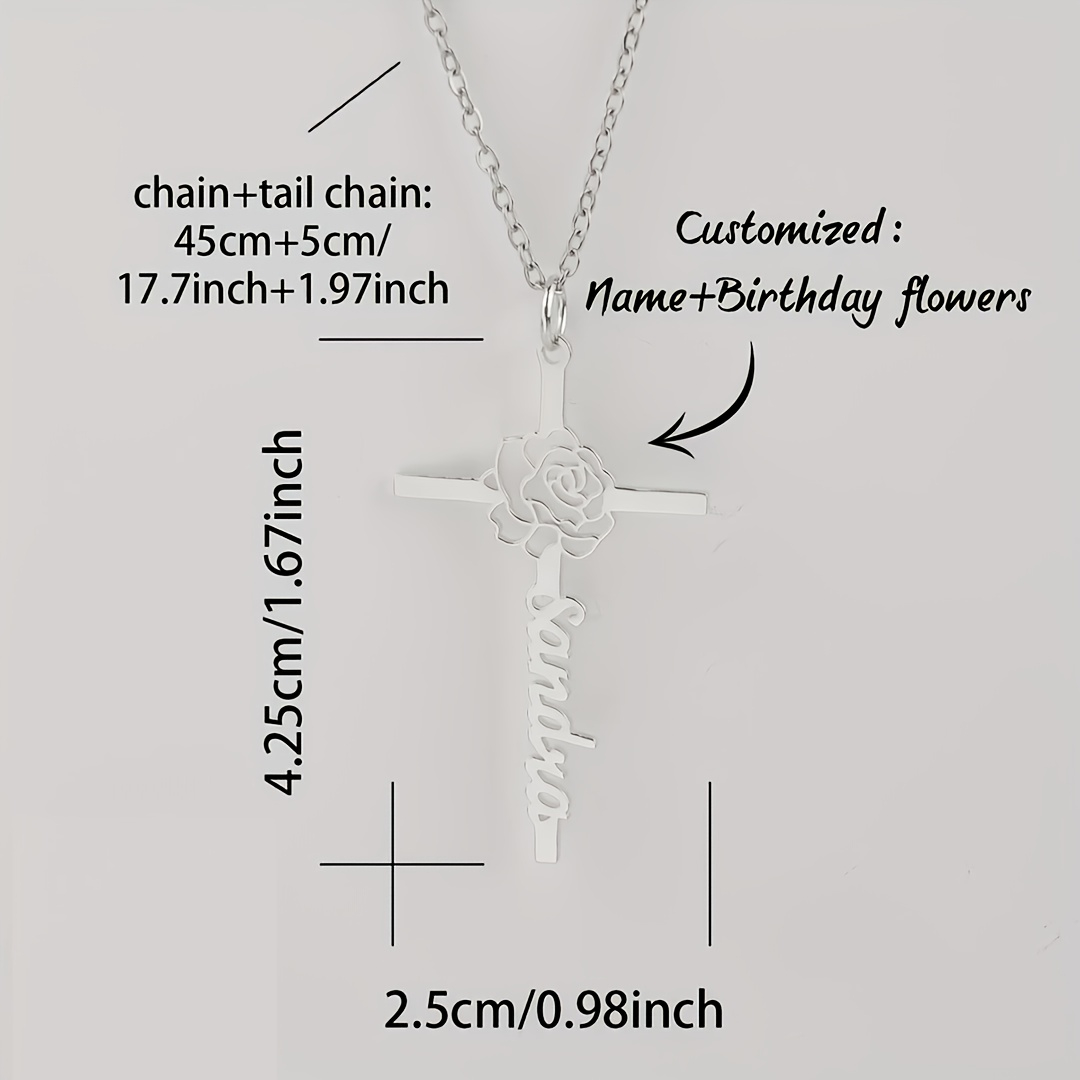 Collana Personalizzata con Cro - Birth Flower Necklace recensione e prezzo