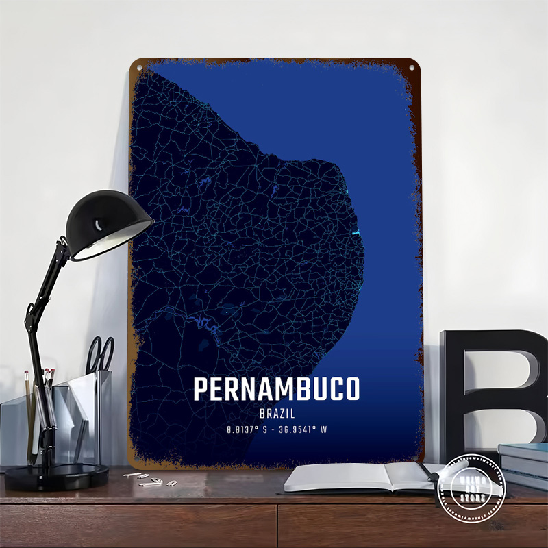Mappa della città di mezzanott - Custom Map Poster recensione e prezzo