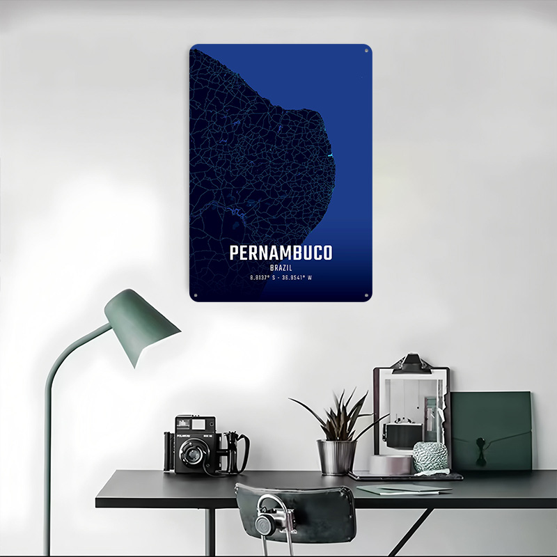 Mappa della città di mezzanott - Custom Map Poster recensione e prezzo