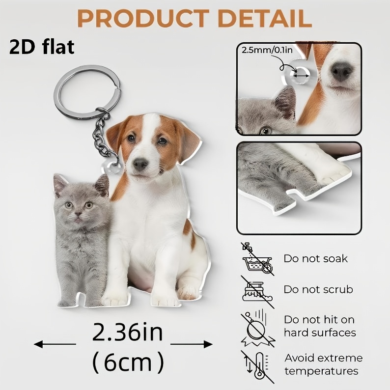 Portachiavi Personalizzato in  - Pet Portrait Custom recensione e prezzo