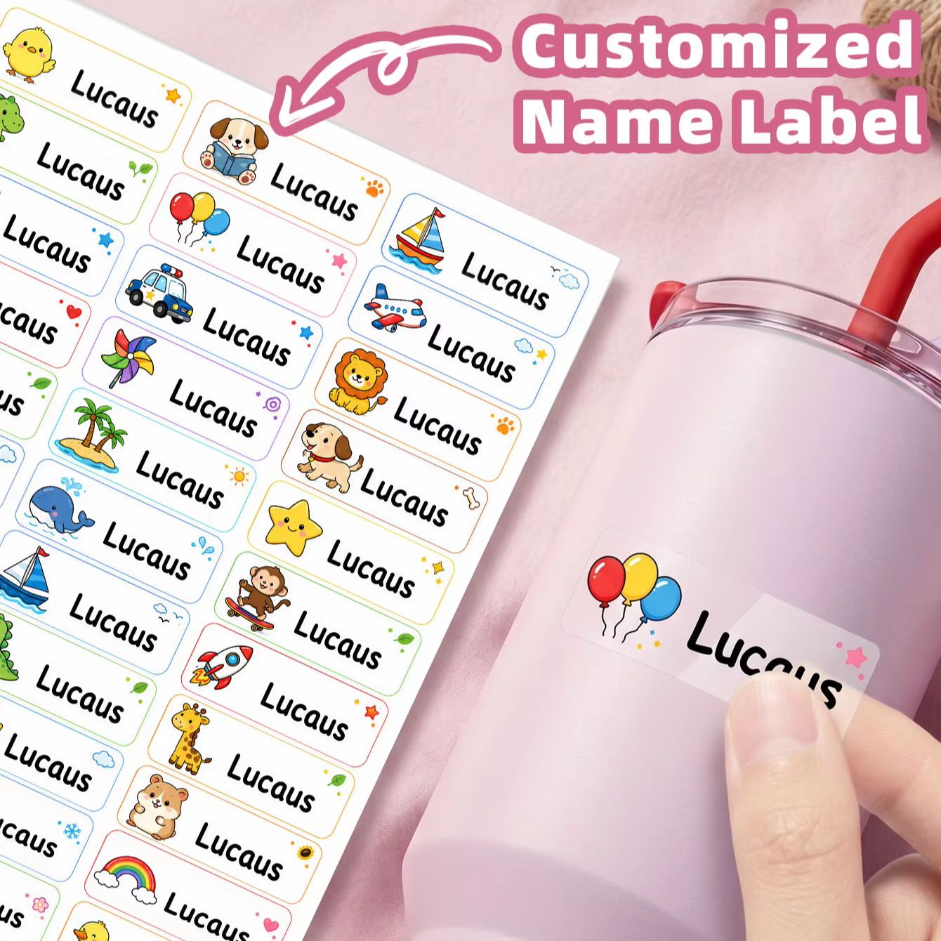 1-500 adesivi personalizzati c - Personalised Candle Label recensione e prezzo
