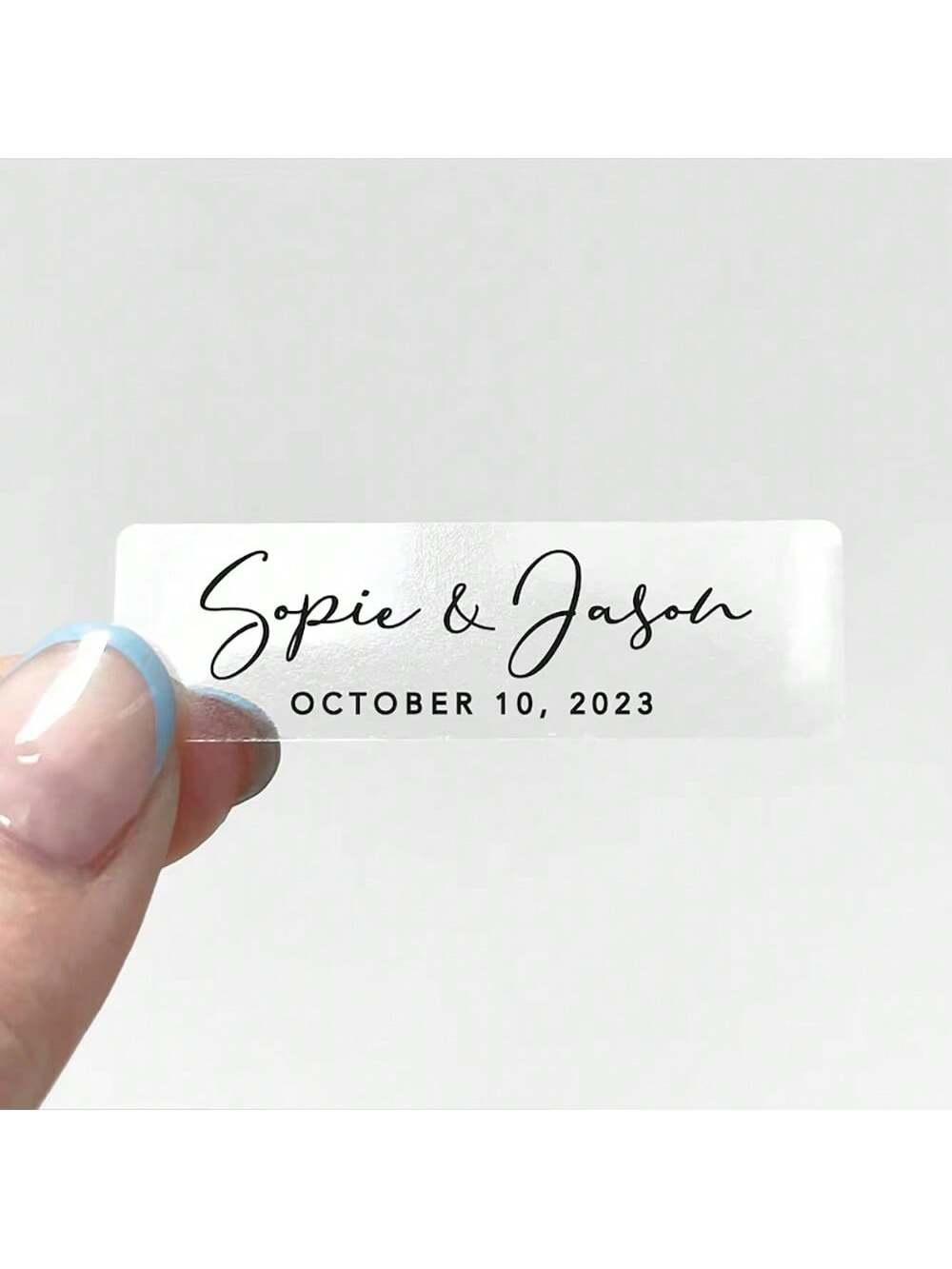 Etichette per matrimoni traspa - Personalised Candle Label recensione e prezzo