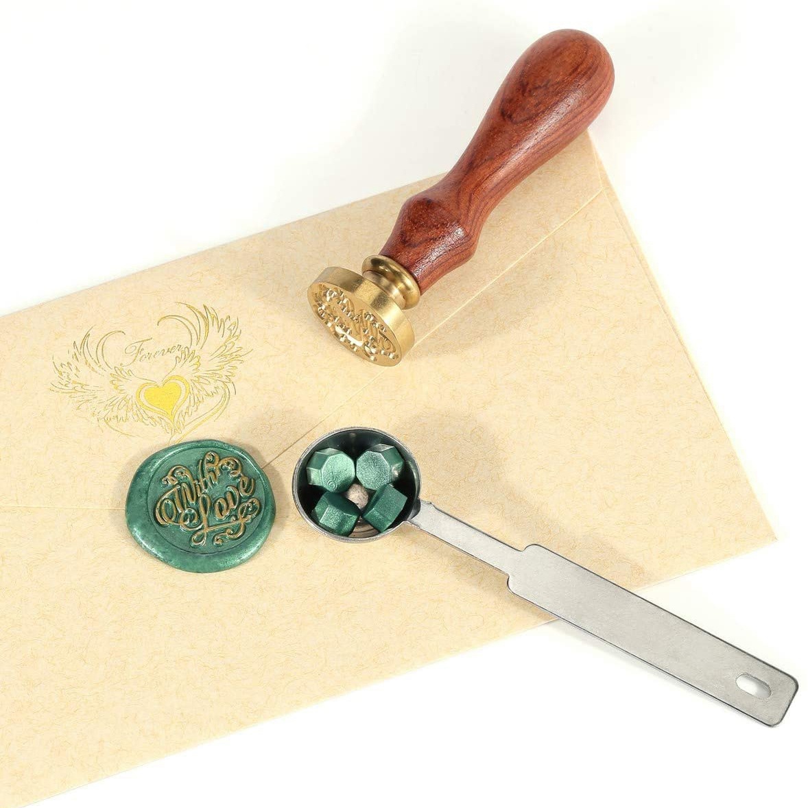 Perle di ceralacca AT84, 200 p - Wax Seal Letter Kit recensione e prezzo