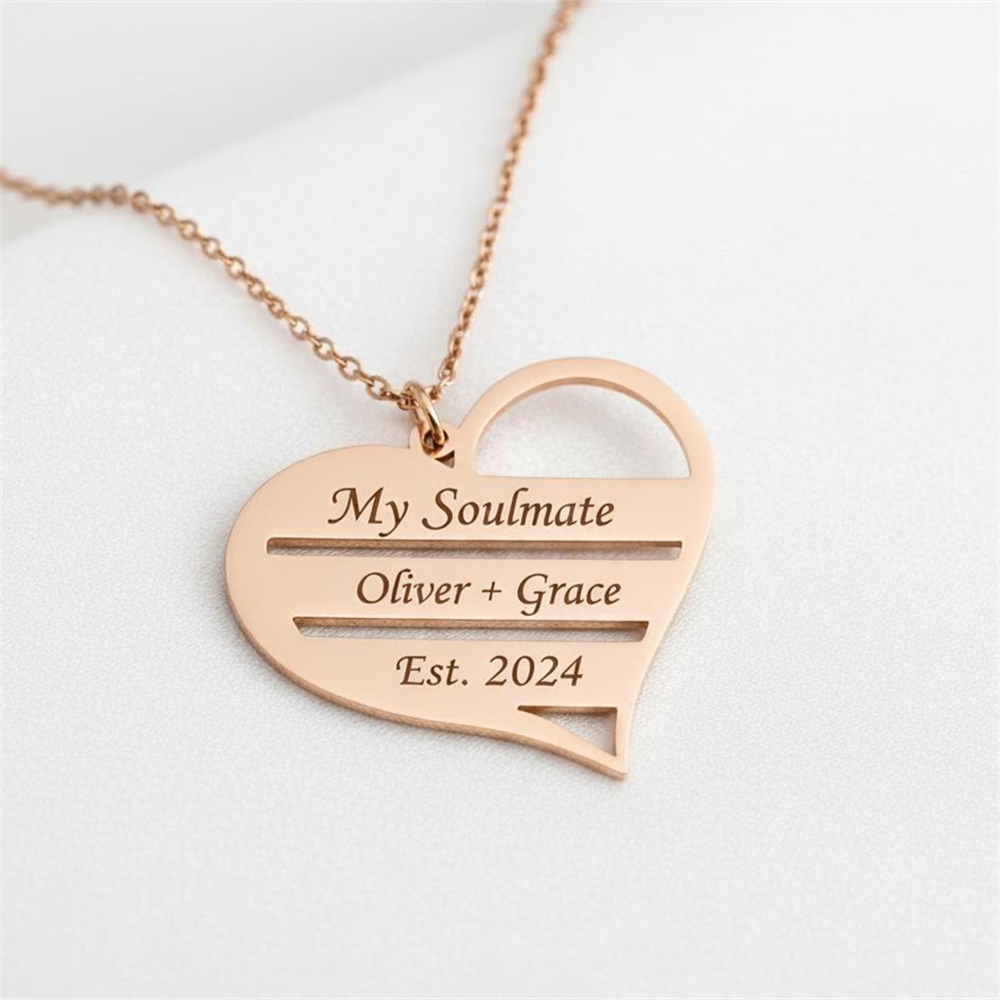 Collana a cuore personalizzata - Birth Flower Necklace recensione e prezzo